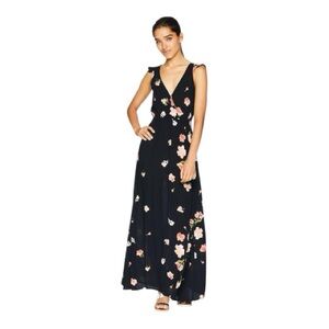 BILLABONG  Wind Flutter maxi  Dress, Black L